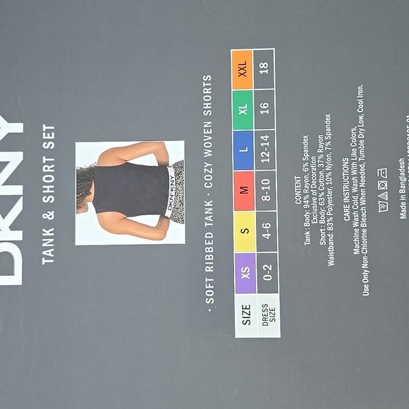 DKNY  Tank and Shorts Set - Picture 2 of 4